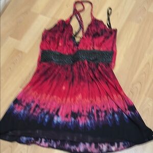 Chic Red and Black Camisole